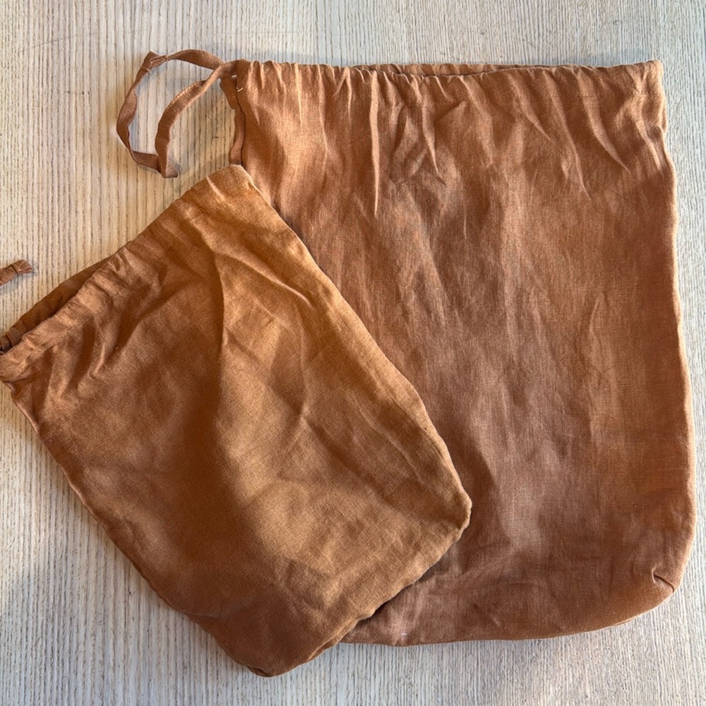 Quince Linen Bags - Terracotta